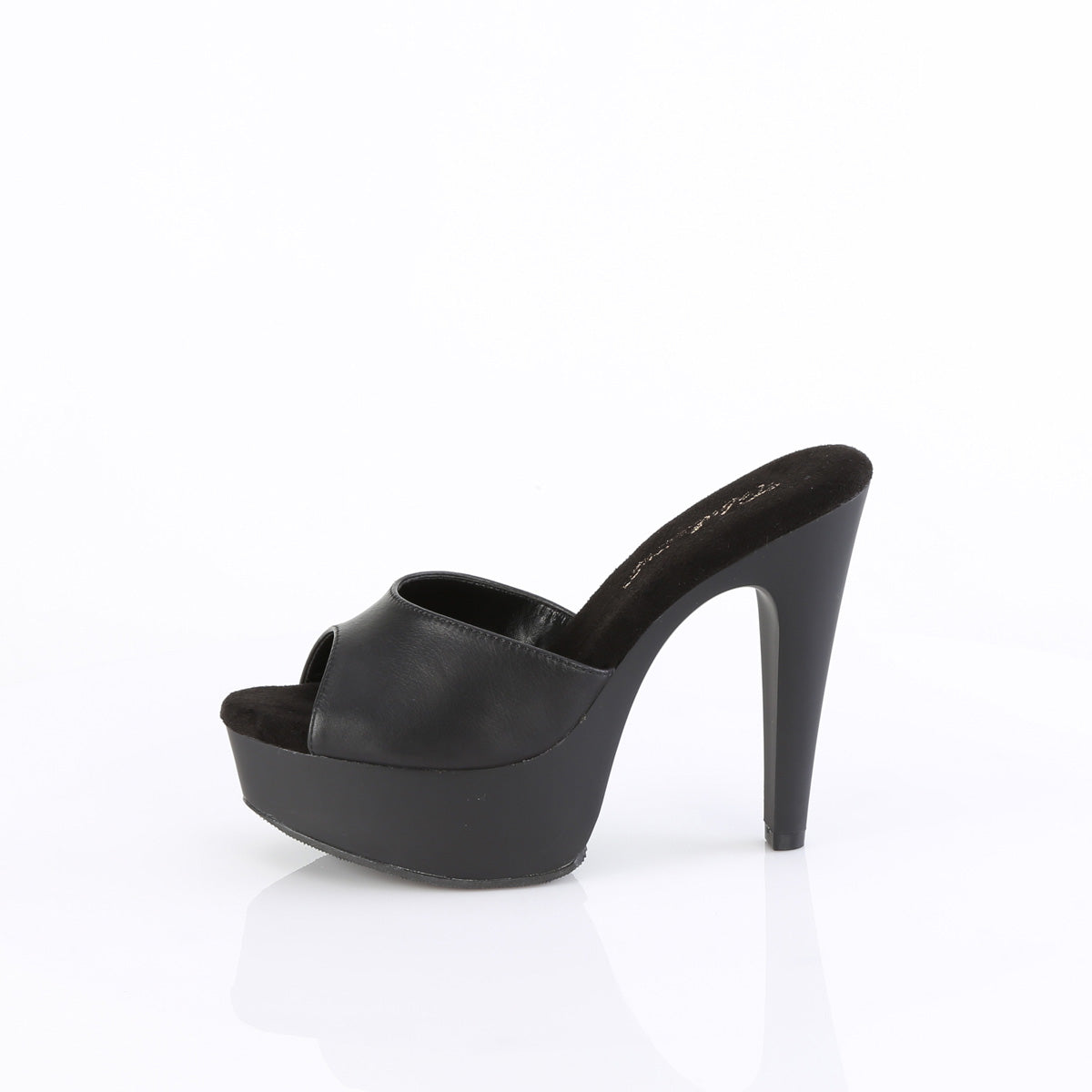 MARTINI-501 Fabulicious Black Faux Leather/Black Matte Shoes (Sexy Shoes)