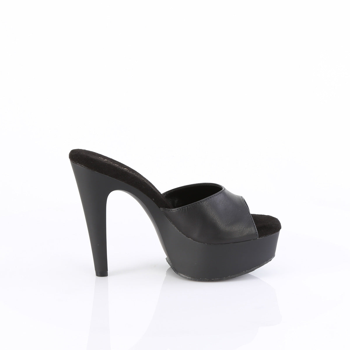 MARTINI-501 Fabulicious Black Faux Leather/Black Matte Shoes (Sexy Shoes)