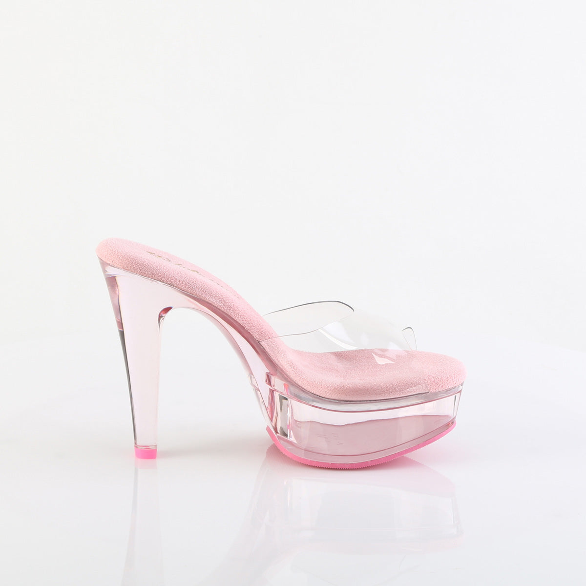 MARTINI-501 Fabulicious Clear-B Pink/B Pink Tinted Shoes (Sexy Shoes)