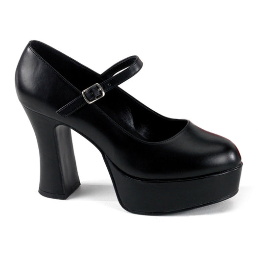 MARYJANE-50 Fancy Dress Costume Funtasma Women's Shoes Blk Pu