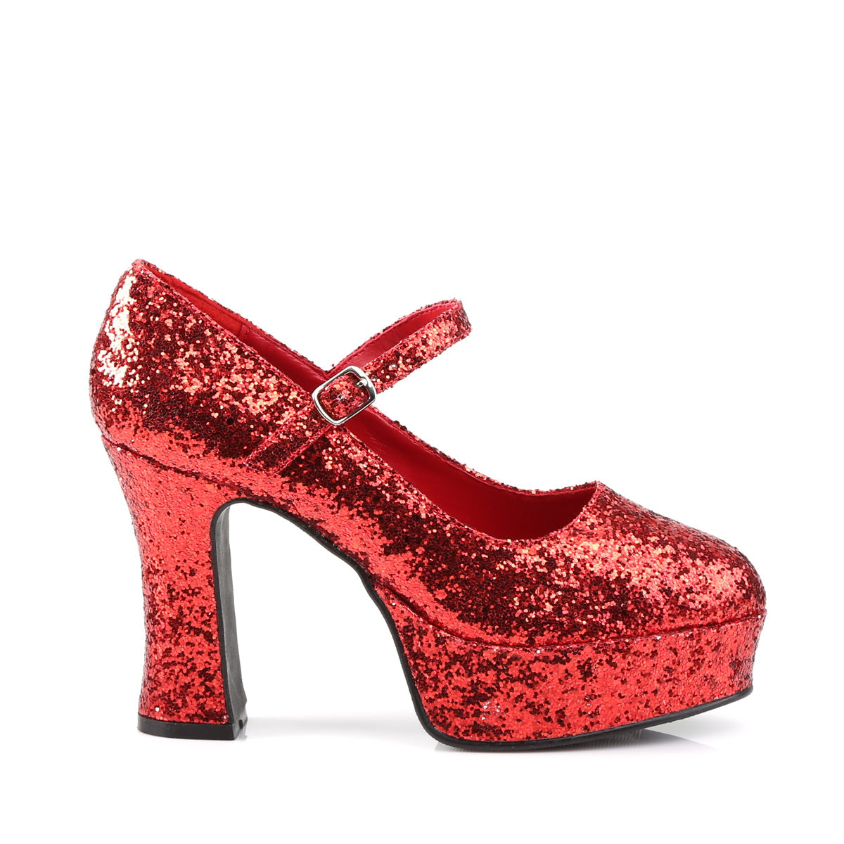 MARYJANE-50G Funtasma Red Gltr Women's Shoes (Sexy Shoes)