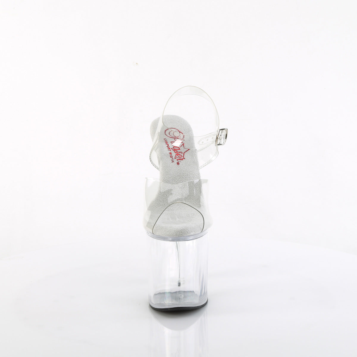 NAUGHTY-808 Pleaser Clear Transparent Platform Shoes (Sexy Shoes)