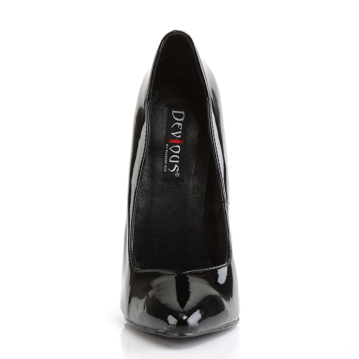 SCREAM-01 Devious Black Patent Single Soles (Sexy Shoes)