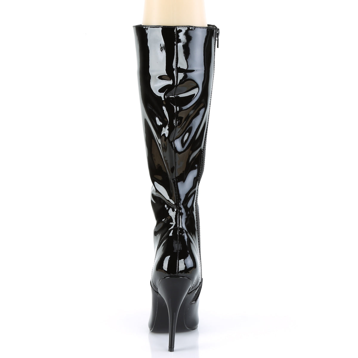 SEDUCE-2020 Pleaser Black Patent Single Sole Shoes (Sexy Shoes)