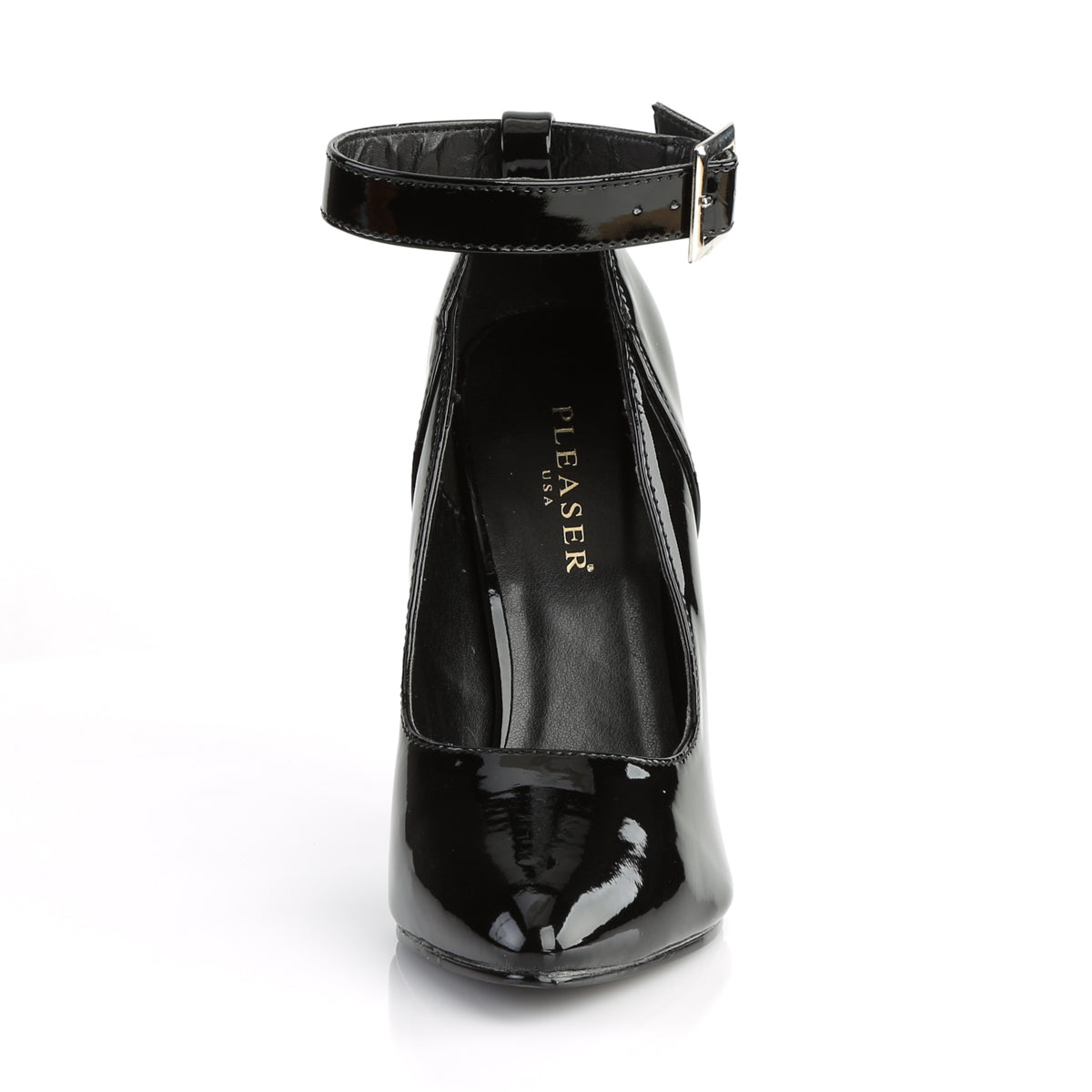 SEDUCE-431 Pleaser Black Patent Single Sole Shoes (Sexy Shoes)