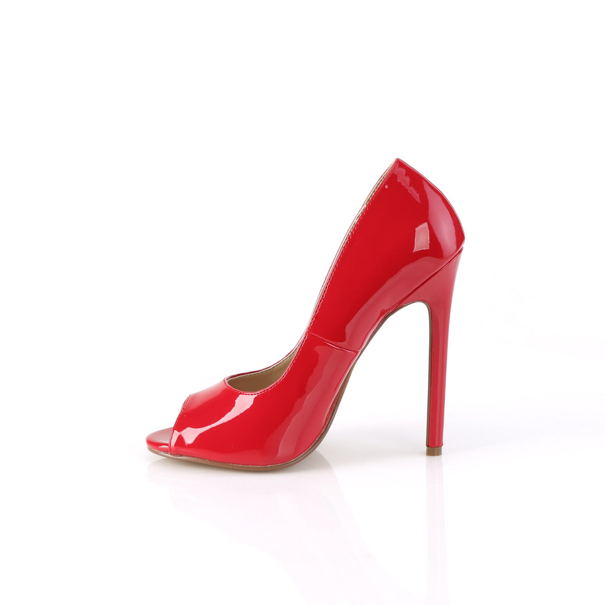 SEXY-42 Pleaser Red Patent Single Sole Shoes (Sexy Shoes)