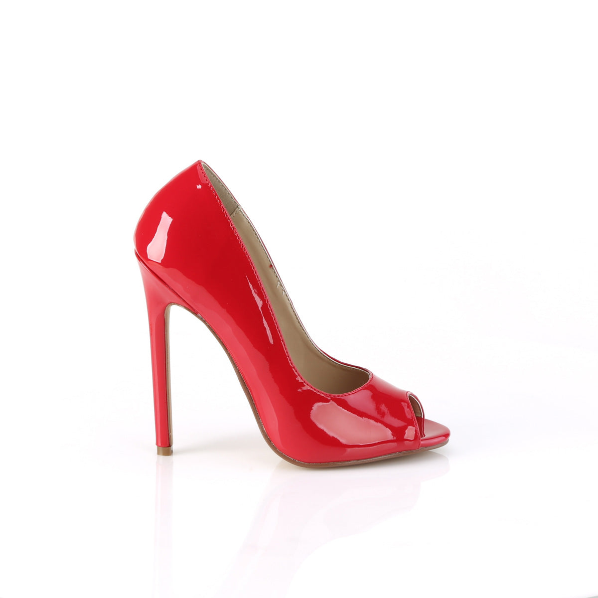 SEXY-42 Pleaser Red Patent Single Sole Shoes (Sexy Shoes)