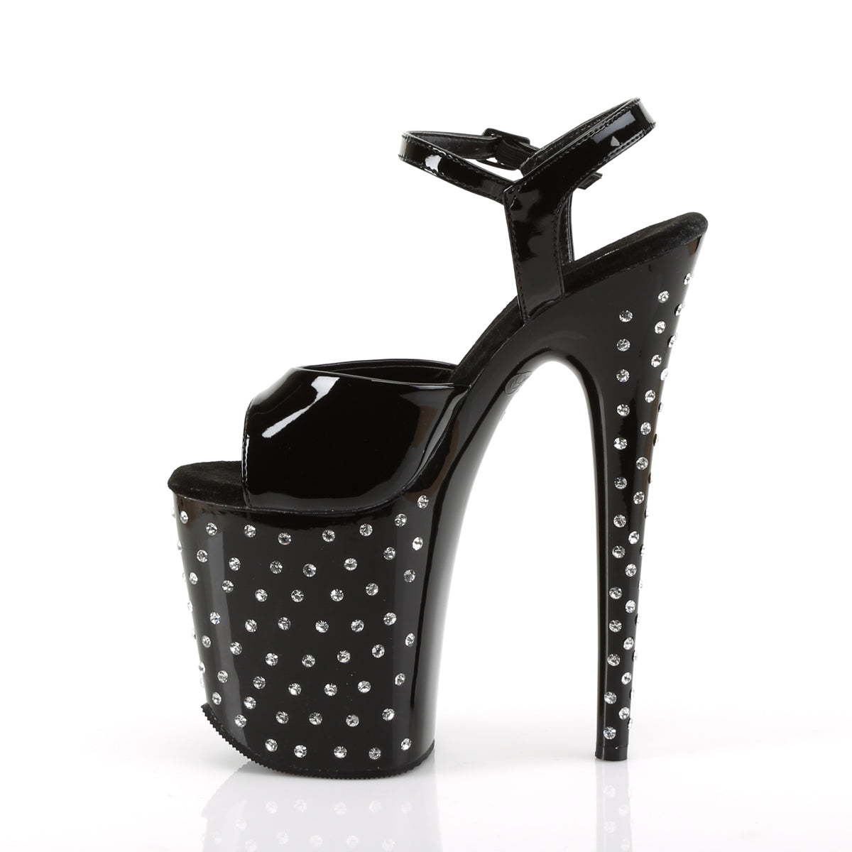 STARDUST-809 Pleaser Black Patent Platform Shoes (Sexy Shoes)