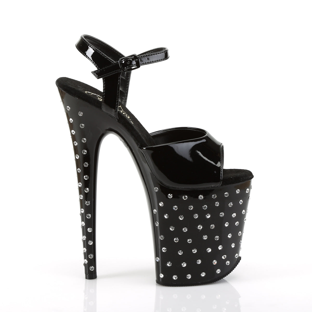 STARDUST-809 Pleaser Black Patent Platform Shoes (Sexy Shoes)