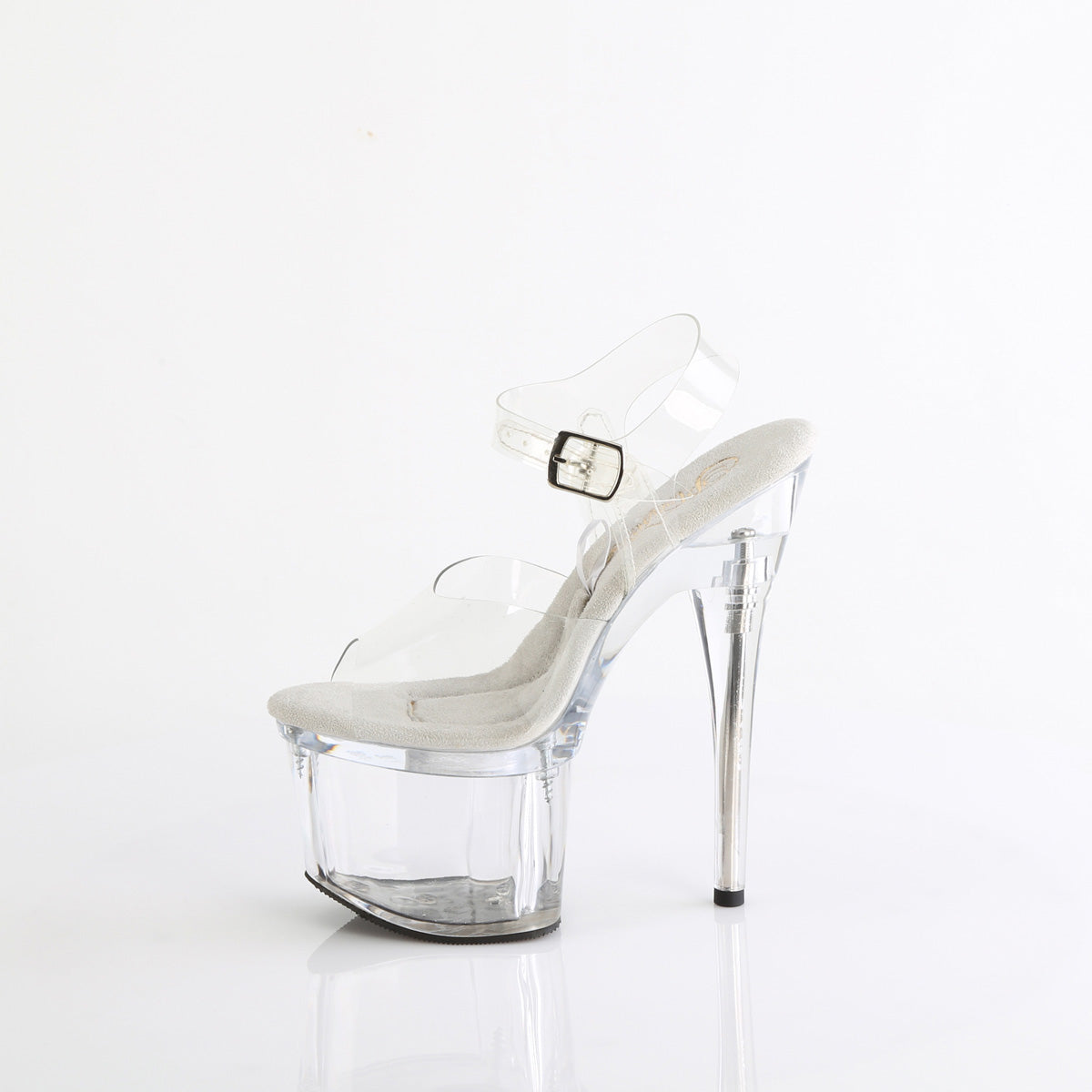 TREASURE-708EST Pleaser Clear Transparent Platform Shoes (Sexy Shoes)