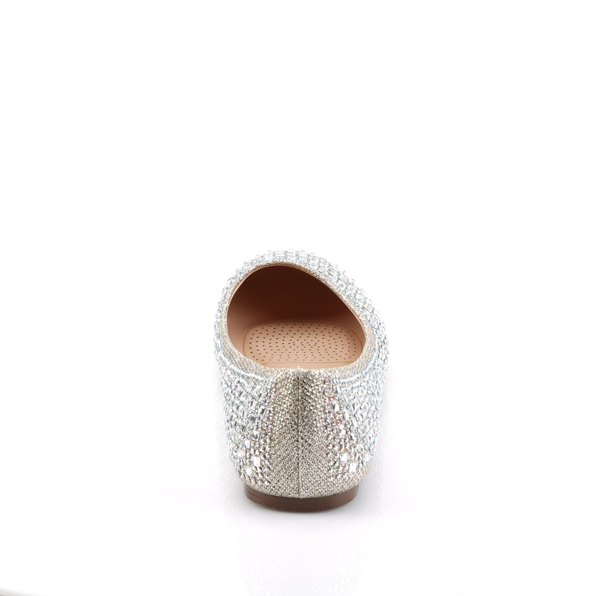 TREAT-06 Fabulicious Nude Glitter Mesh Fabric Shoes (Sexy Shoes)