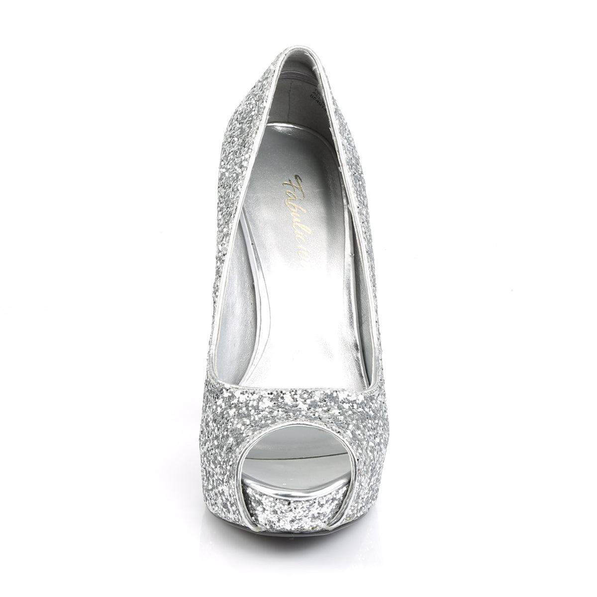 TWINKLE-18G Fabulicious Silver Glitter Shoes (Sexy Shoes)