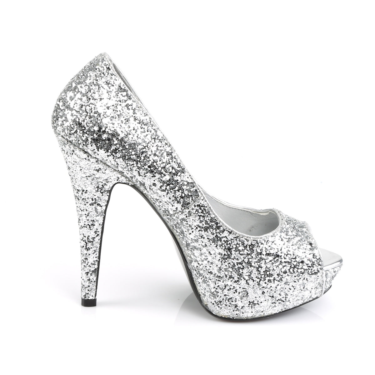 TWINKLE-18G Fabulicious Silver Glitter Shoes (Sexy Shoes)