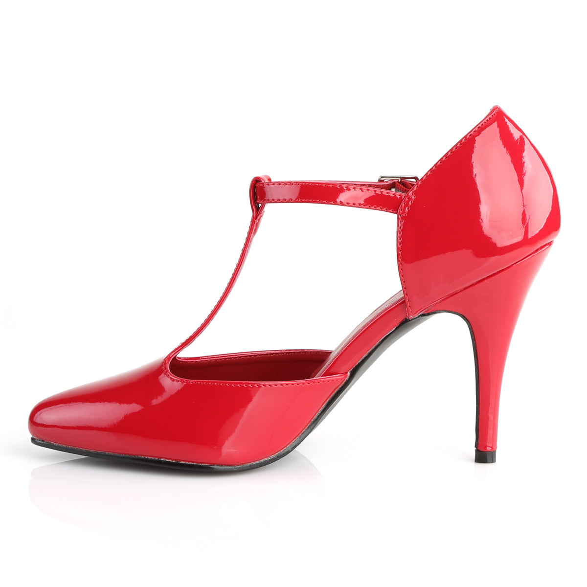 VANITY-415 Pleaser Red Patent Single Sole Shoes (Sexy Shoes)