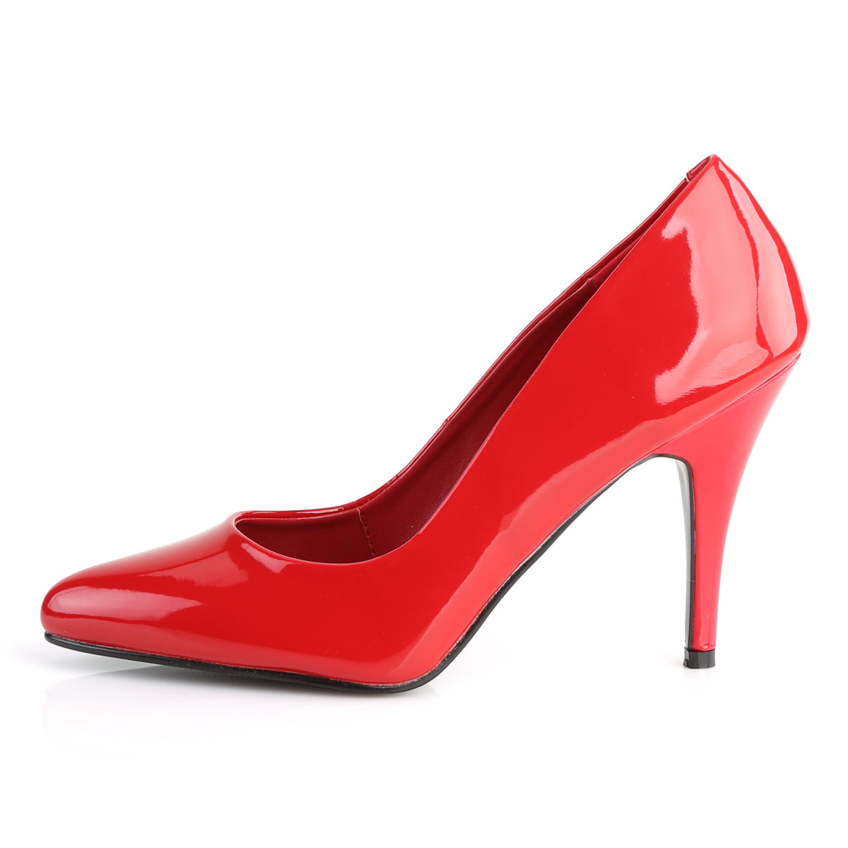 VANITY-420 Pleaser Red Patent Single Sole Shoes (Sexy Shoes)