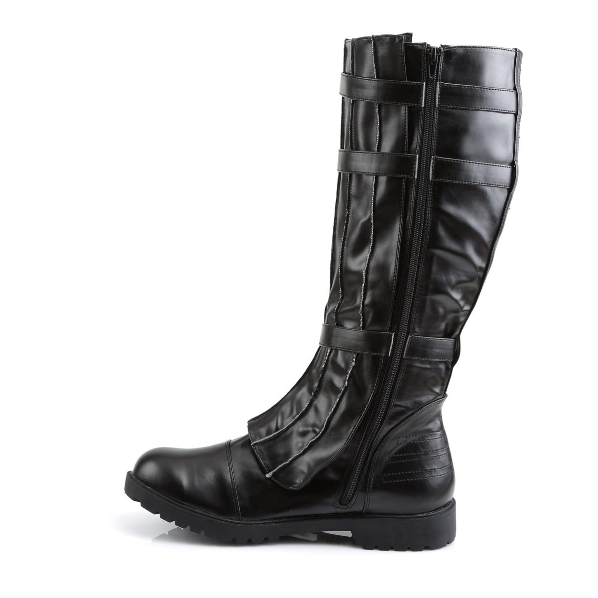 WALKER-130 Cosplay Funtasma Men's Boots Black Pu