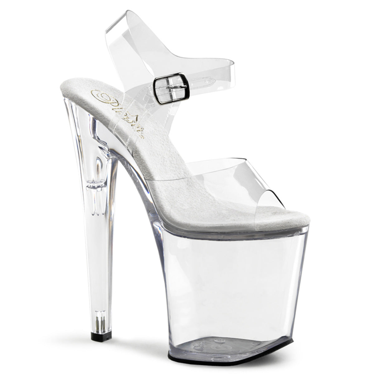 XTREME-808 Strippers Heels Pleaser Platforms (Exotic Dancing) Clr/Clr