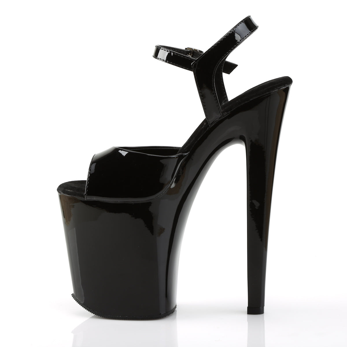 XTREME-809 Pleaser Black Patent Platform Shoes (Sexy Shoes)