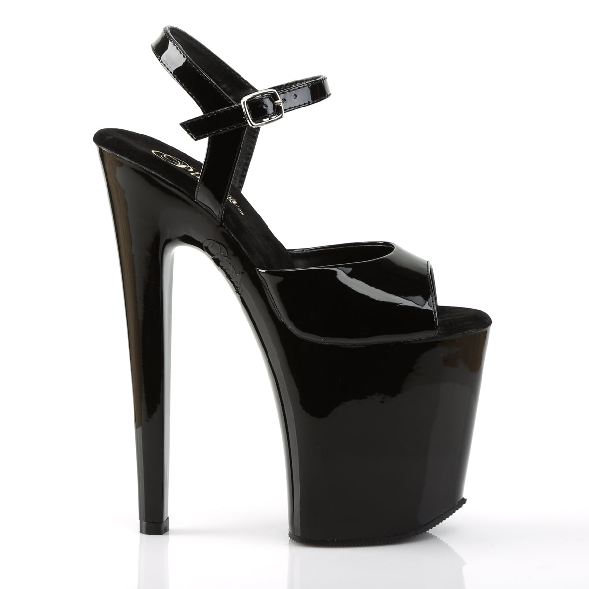 XTREME-809 Pleaser Black Patent Platform Shoes (Sexy Shoes)