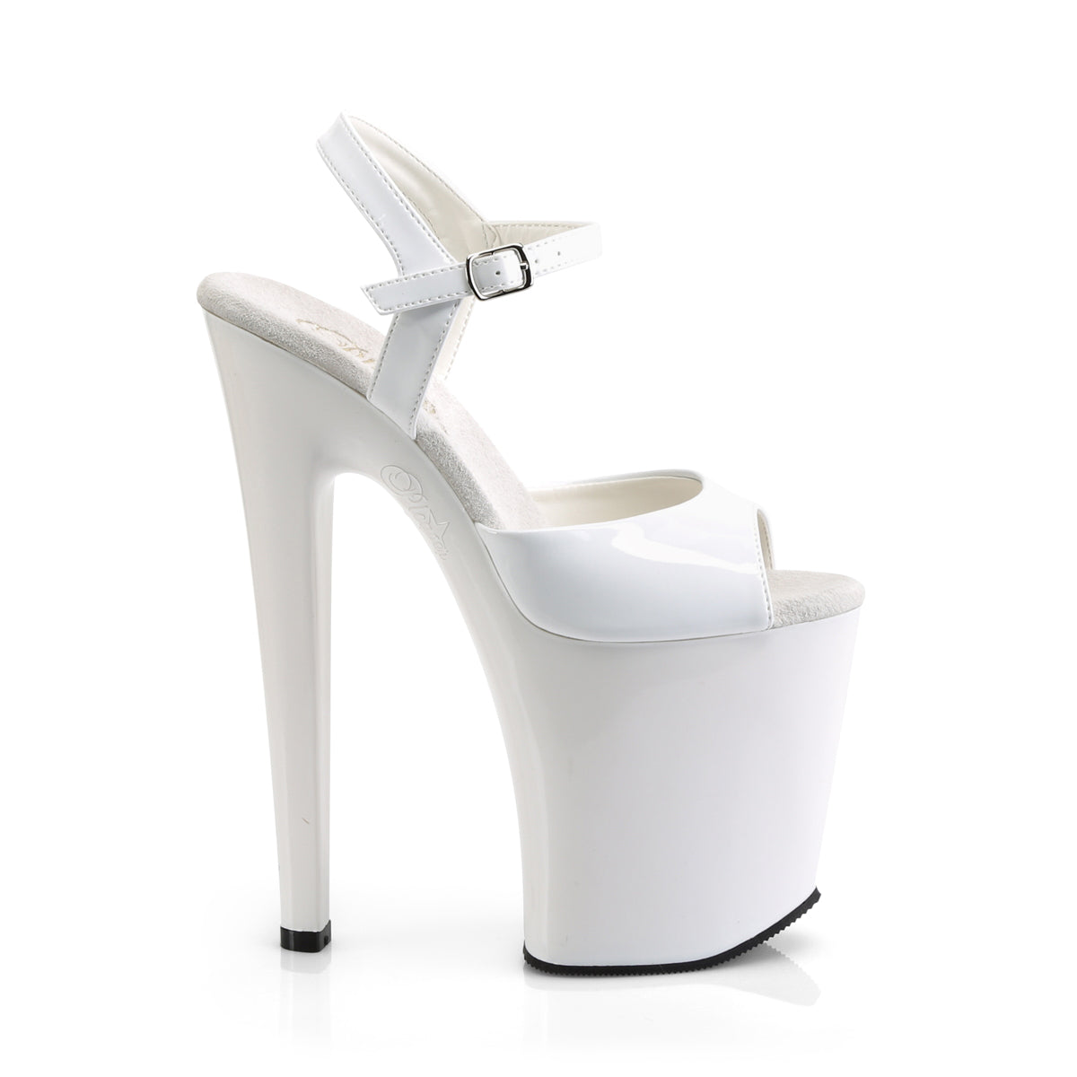 XTREME-809 Pleaser White Patent/White Platform Shoes (Sexy Shoes)