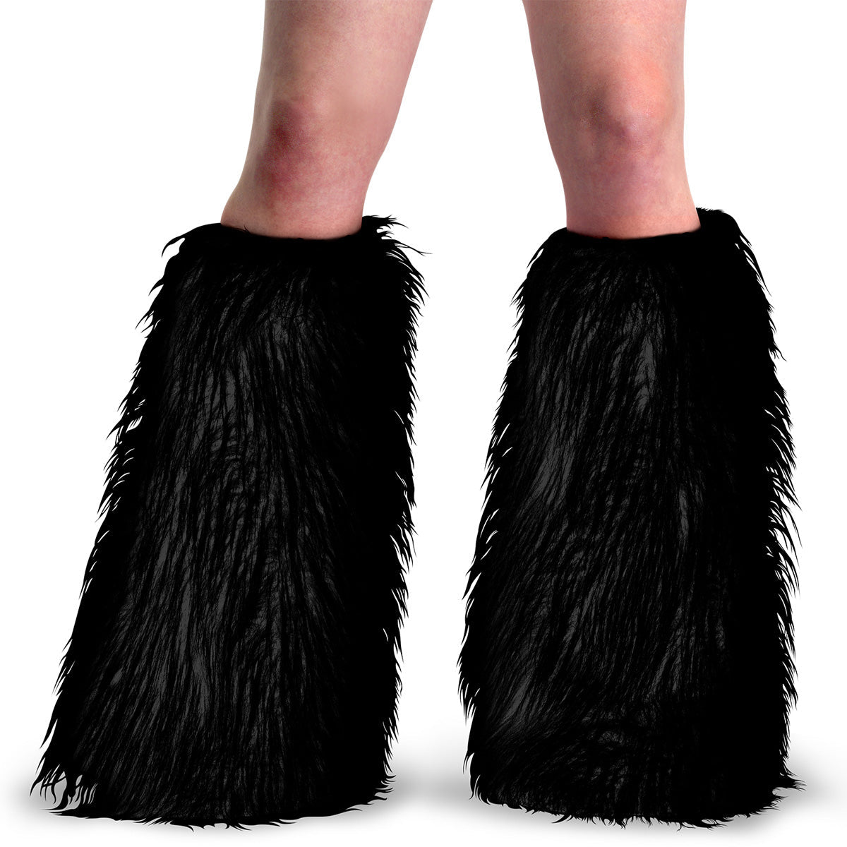 YETI-08 Alternative Footwear Demonia Clothing Blk Faux Fur